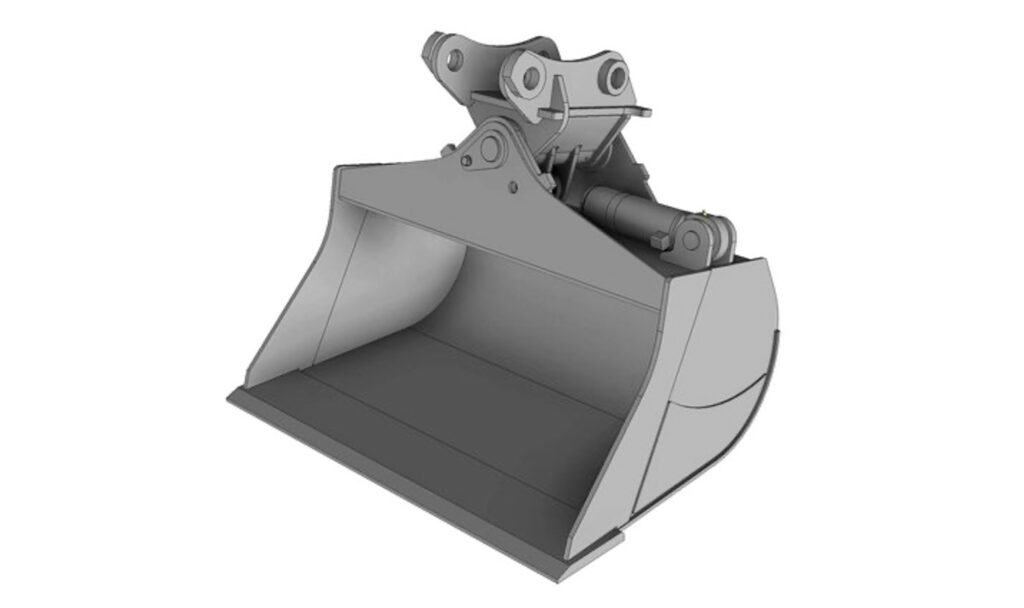 Baldes con nivelación hidráulica (Tiltrotator)